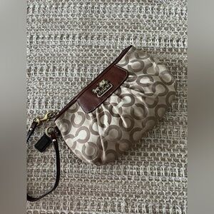 Coach Signature Wristlet